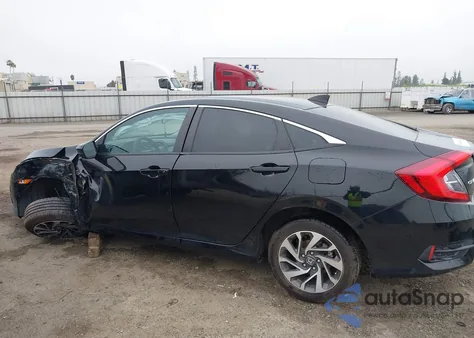 2018 Honda Civic Ex from USA, damaged, VIN 2HGFC2F77JH543183